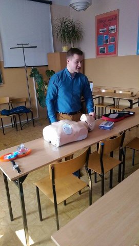 Klasa I C zajęcia z ratownikiem