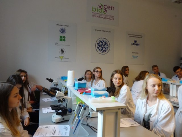 Naukowe warsztaty w BioCentrum Edukacji Naukowej w Warszawie