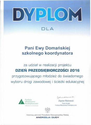 Dzień Przedsiębiorczości 2016