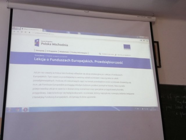 Nietypowa lekcja przedsiębiorczości