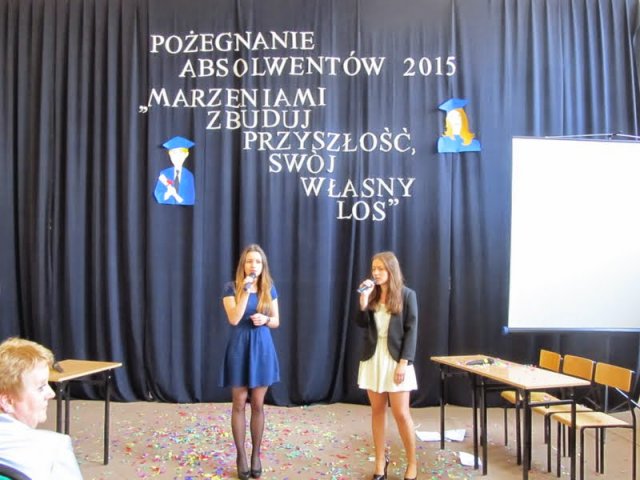 Pożegnanie absolwentów 2015