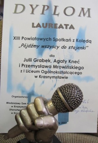 Laureaci Powiatowych Spotkań z Kolędą