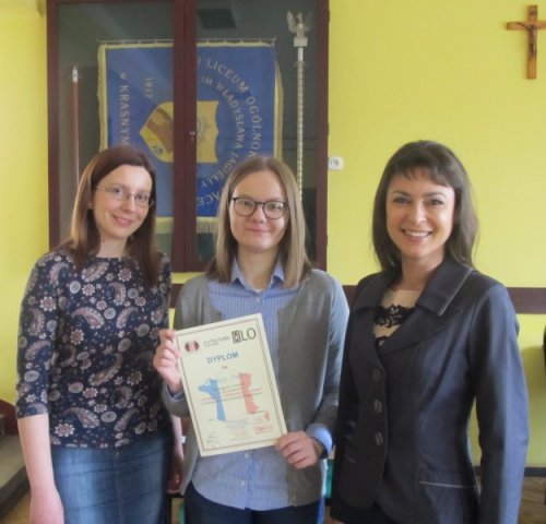 Katarzyna Dudek - Mistrzynią Ortografii Francuskiej