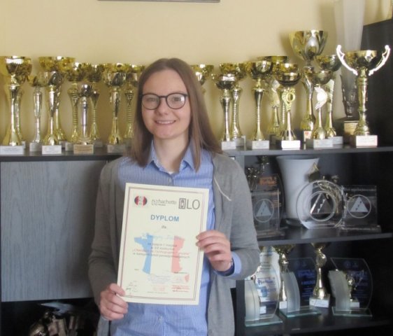Katarzyna Dudek - Mistrzynią Ortografii Francuskiej