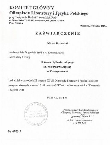 Finaliści na miarę mistrzów - wielki sukces naszych Jagiellończyków!