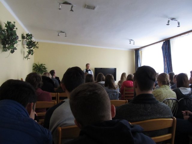 Spotkanie maturzystów z przedstawicielami lubelskich uczelni.