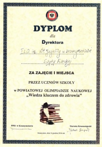 Jagiełło wygrywa Olimpiadę o Zdrowiu